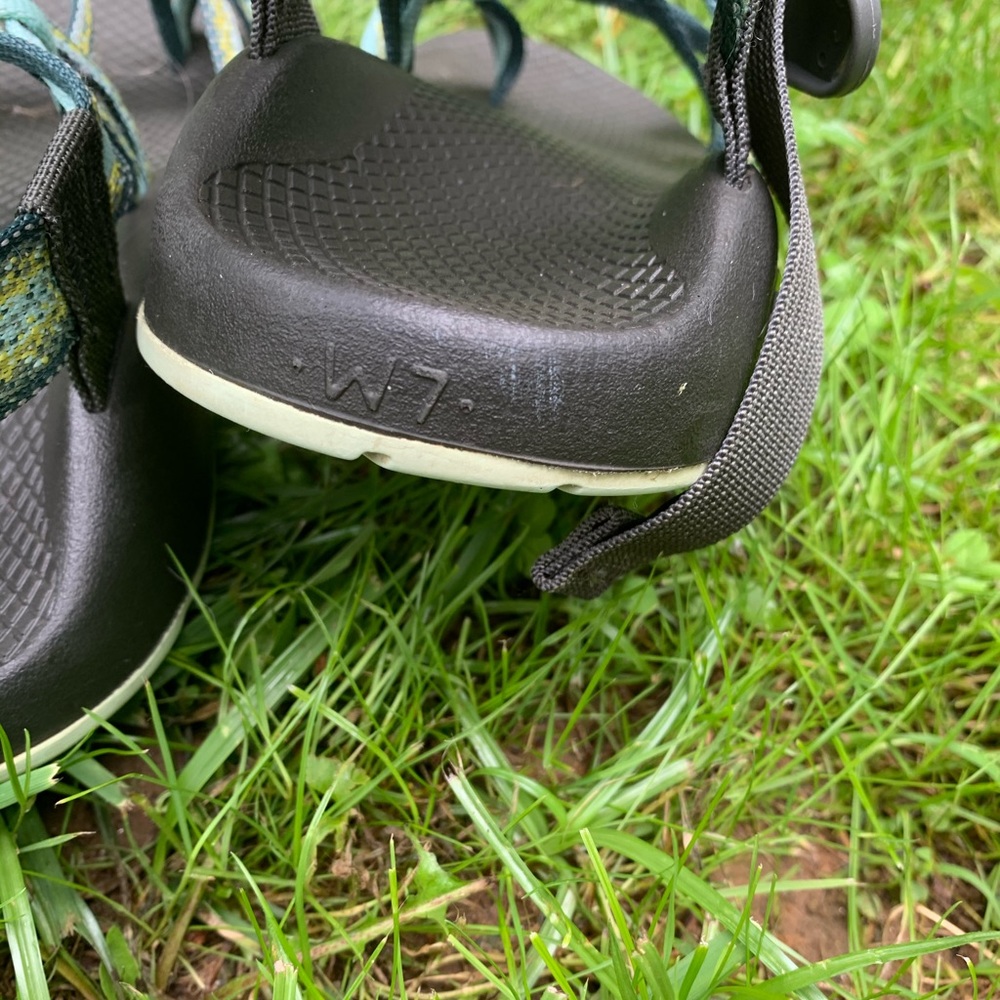 Chaco Green & Blue Triple Strap - Picture 4 of 4